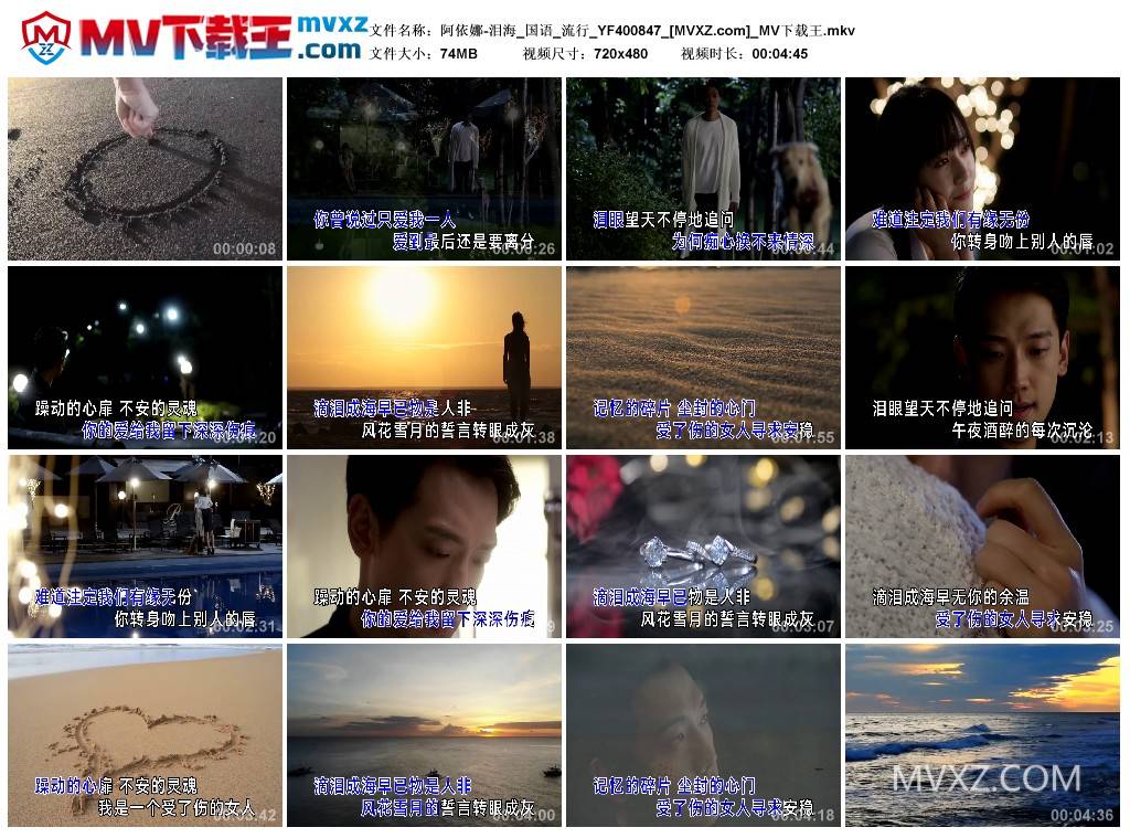 阿依娜-泪海_国语_流行_YF400847